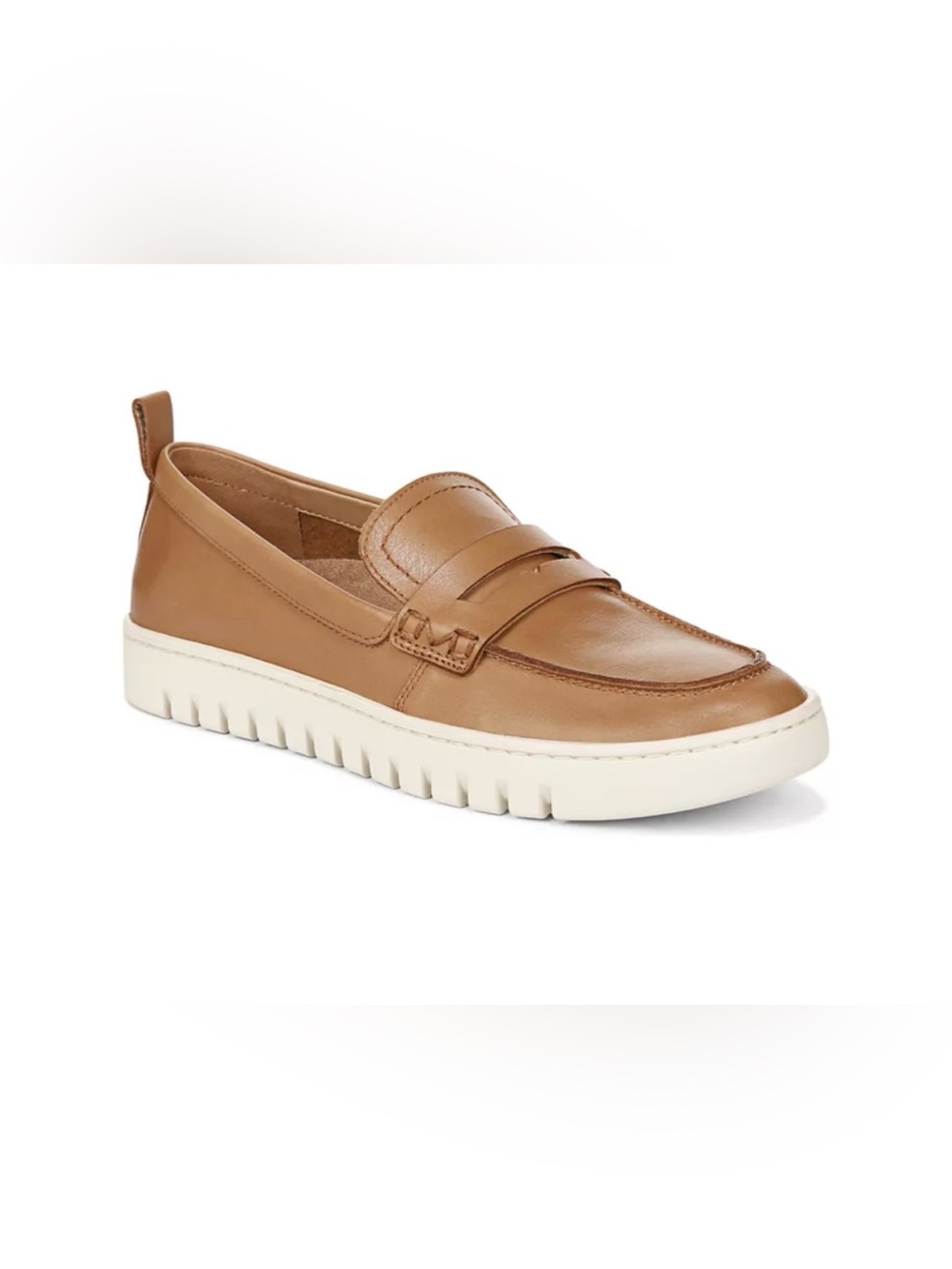 NWT Women’s Vionic Tan Leather Slip-On Uptown Loafer
